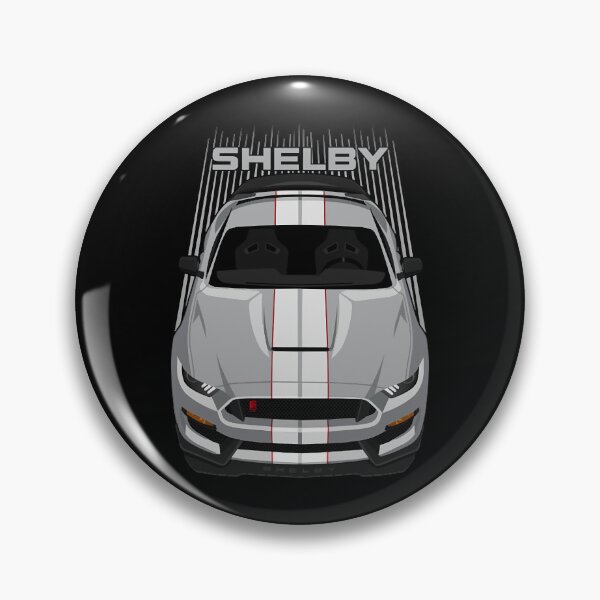 Item preview, Ford Mustang Shelby GT350R 2015 - 2020 - Avalanche Grey - White Stripes  designed and sold by ScottRams80758.