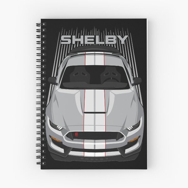 Item preview, Ford Mustang Shelby GT350R 2015 - 2020 - Avalanche Grey - White Stripes  designed and sold by ScottRams80758.