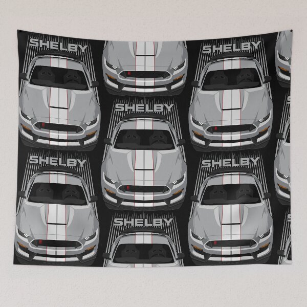 Item preview, Ford Mustang Shelby GT350R 2015 - 2020 - Avalanche Grey - White Stripes  designed and sold by ScottRams80758.