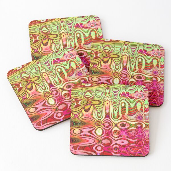 Item preview, Hippie Style Abstract Groovy Exotic Colors Happy Maximalism for Eccentric Flashy Maximalist 1 of 4 designed and sold by Beachy.