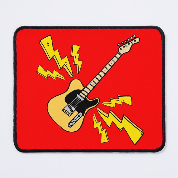 Item preview, Fender Telecaster Electric Guitar Cartoon designed and sold by CupOfJoeInc.