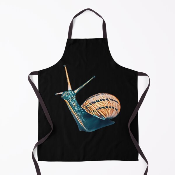 Item preview, Bronze Teal Funky Spotted Snail Art 1 designed and sold by Cawaiico.
