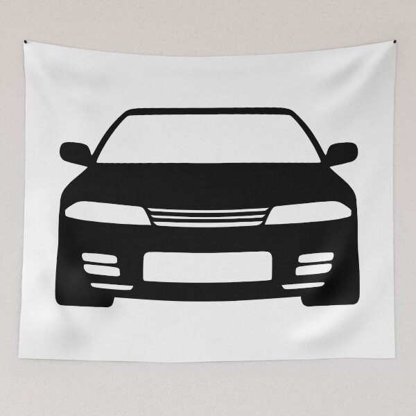 Item preview, Nissan Skyline R32 GTR black silhouette designed and sold by EdimDesign.