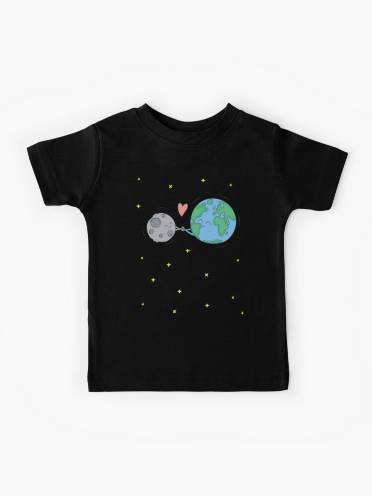 Best Friends Forever - Earth and Moon Kids T-Shirt for Sale by