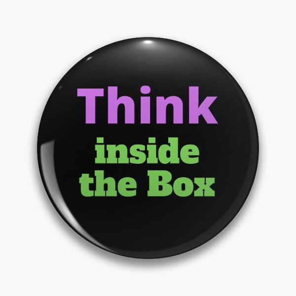 Item preview, Think inside the box designed and sold by hinteo.
