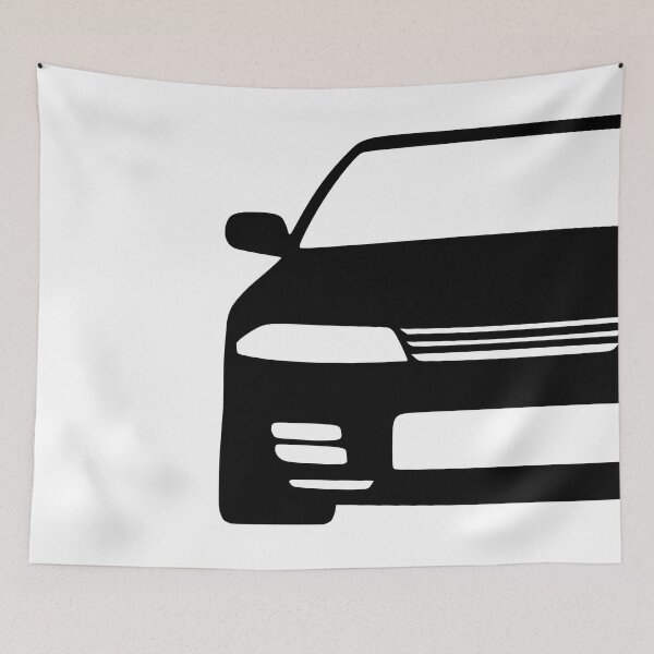 Item preview, Nissan Skyline R32 GTR black silhouette designed and sold by EdimDesign.