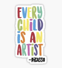 Every Child Is An Artist Sticker