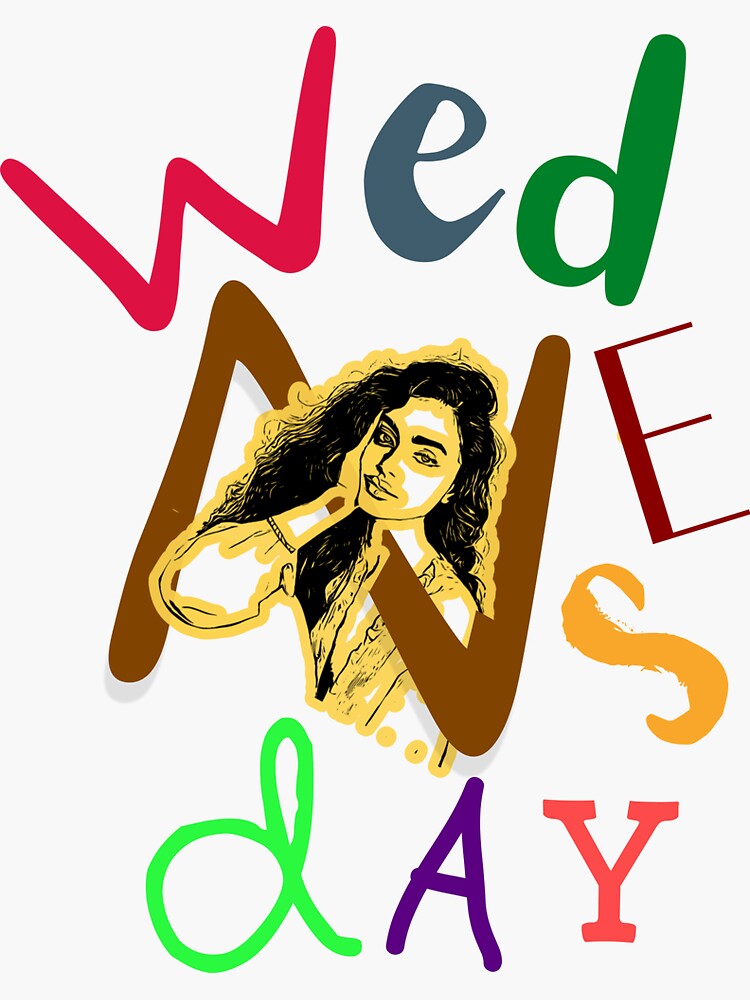 Its A Wednesday Woman Crush Wednesday Sticker For Sale By Fecoart Redbubble 7584