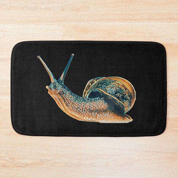 Item preview, Bronze Teal Funky Spotted Snail Art 2 designed and sold by Cawaiico.