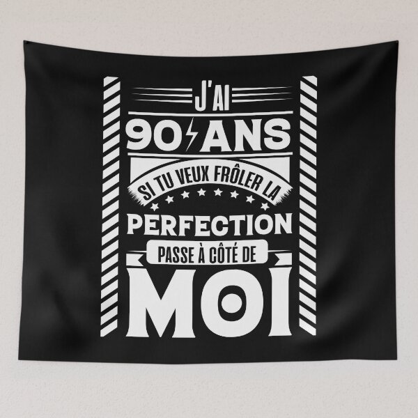 Item preview, I am 90 years old, perfection, birthday humor designed and sold by lapolonaise.
