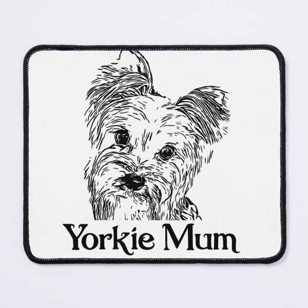 Item preview, Yorkshire Terrier Black Print Artwork designed and sold by NikkiBear67.