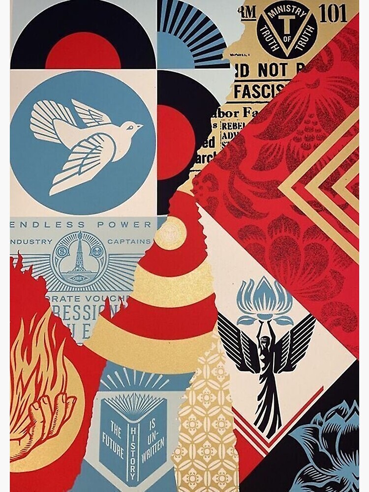 Shepard Fairey The Future is Unwritten (2022) Premium Matte Vertical ...