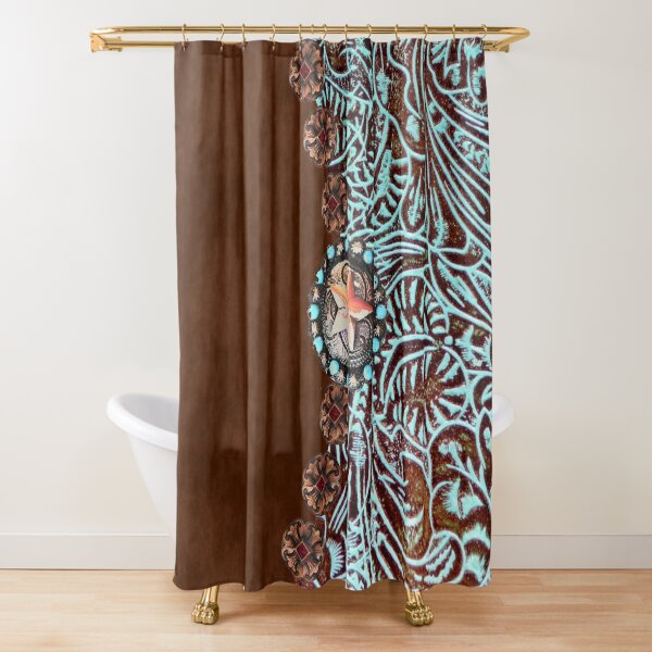 Western on sale shower curtains