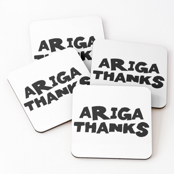 Item preview, Arigathanks Text Monochrome White designed and sold by Meepuruproject.