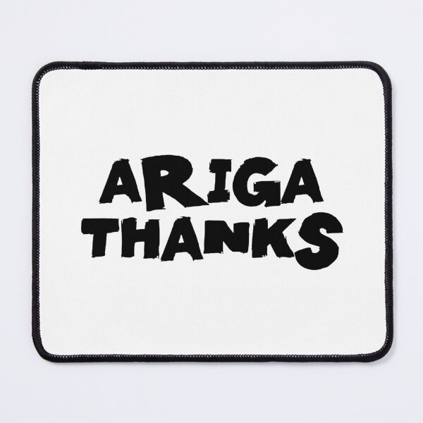 Item preview, Arigathanks Text Monochrome White designed and sold by Meepuruproject.