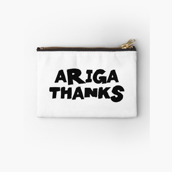 Item preview, Arigathanks Text Monochrome White designed and sold by Meepuruproject.