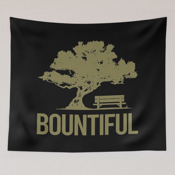 Item preview, Bench And Tree Bountiful designed and sold by nguyentanshop.