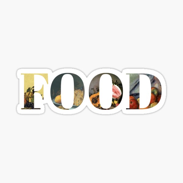 Food - Art edition Sticker