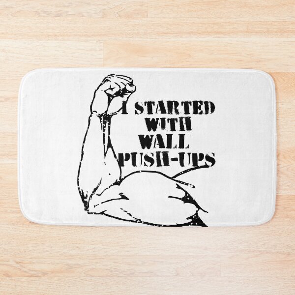 Item preview, started with wall push ups Calisthenics motivation quote designed and sold by EllianhPi.