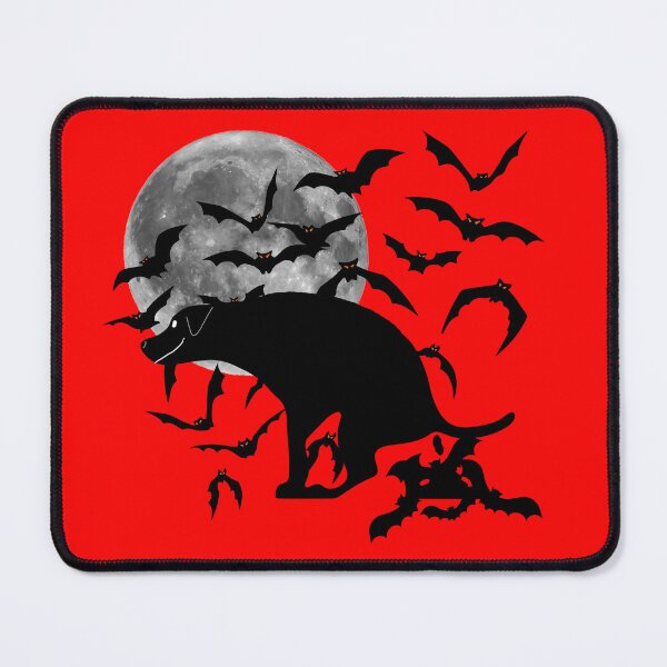 Item preview, Funny Halloween Dog Pooping Bats designed and sold by Willyboy16.