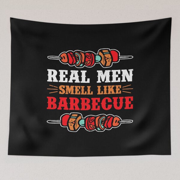 Item preview, Real Men Smell Like Barbeque BBQ Lover Grillmaster designed and sold by haselshirt.
