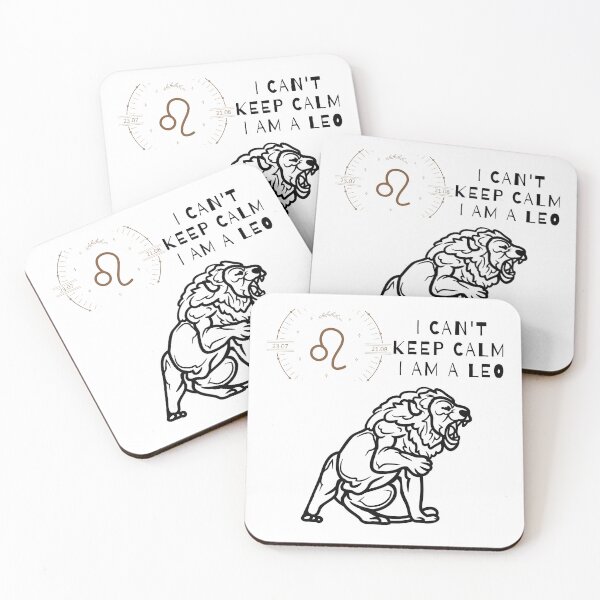 Item preview, Leo Keep Calm Astrology Funny Zodiac Art  designed and sold by LMVA.