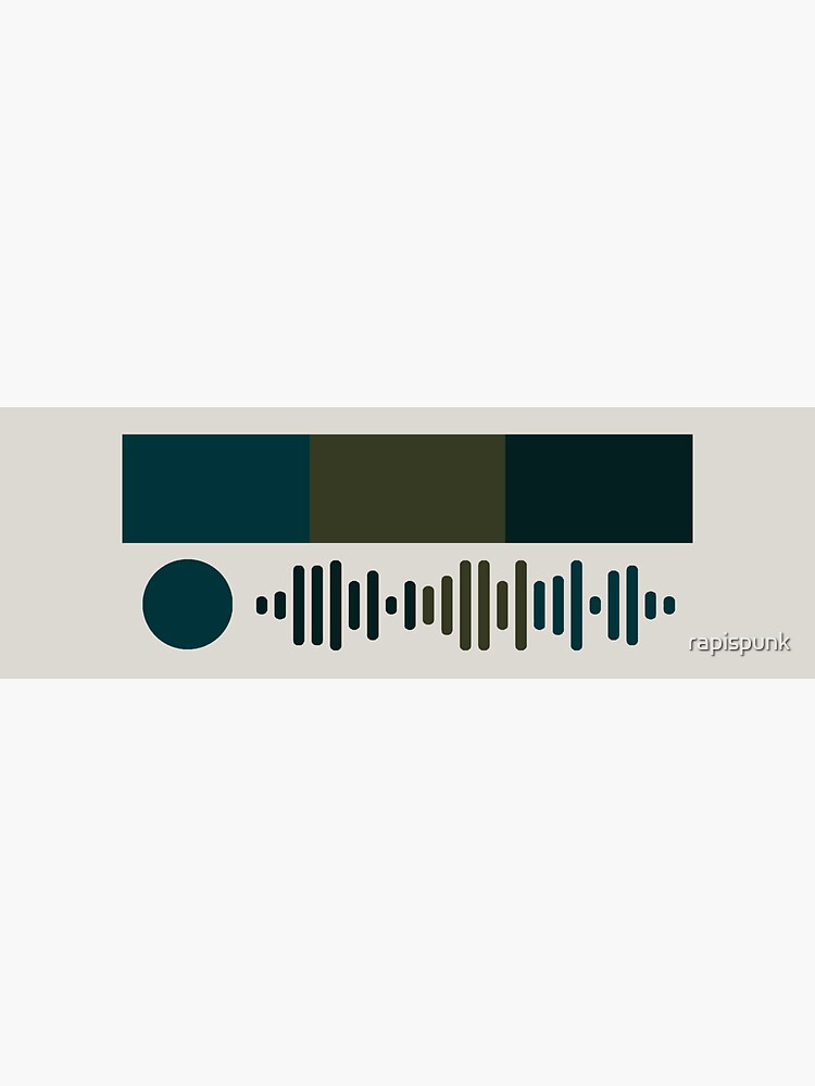 "Giveon Give Or Take Album you sticker w/ spotify code & color palette