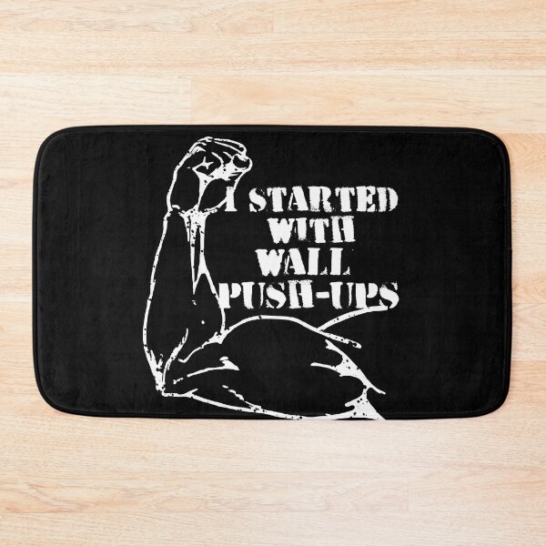 Item preview, I started with wall push ups Calisthenics motivation quote designed and sold by EllianhPi.
