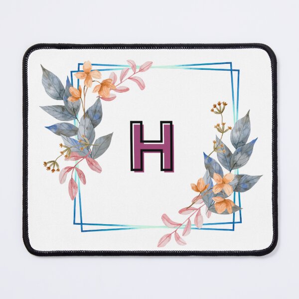 Item preview, Initial H Flowers Design, Monogram with Flowers, Initial Gifts for Her- designed and sold by bartdesigner.