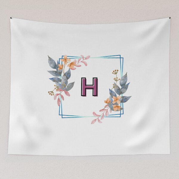 Item preview, Initial H Flowers Design, Monogram with Flowers, Initial Gifts for Her- designed and sold by bartdesigner.