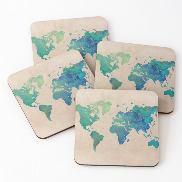 Item preview, world map 95 green #worldmap #map designed and sold by JBJart.