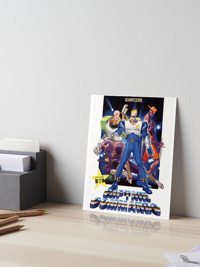 Captain Commando (Japanese Arcade Flyer) | Art Board Print