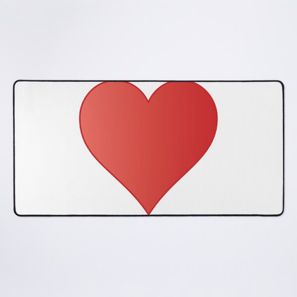 Symbol: Herz, heart #symbol #herz #heart Desk Mat