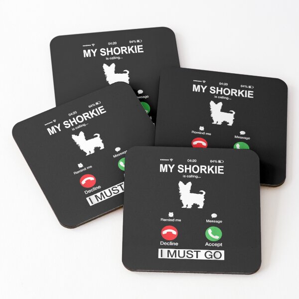 Item preview, My Shorkie Is Calling, Funny Phone Screen Animals Puppy, Shorkie Dog Lover's, Niche Mom Dad Owner Christmas Gift designed and sold by xlnv.