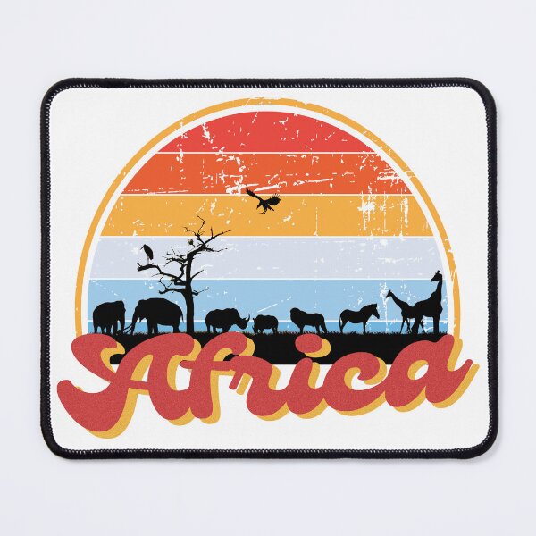 Item preview, Retro Africa with African Safari Animals designed and sold by KiffDesigns.