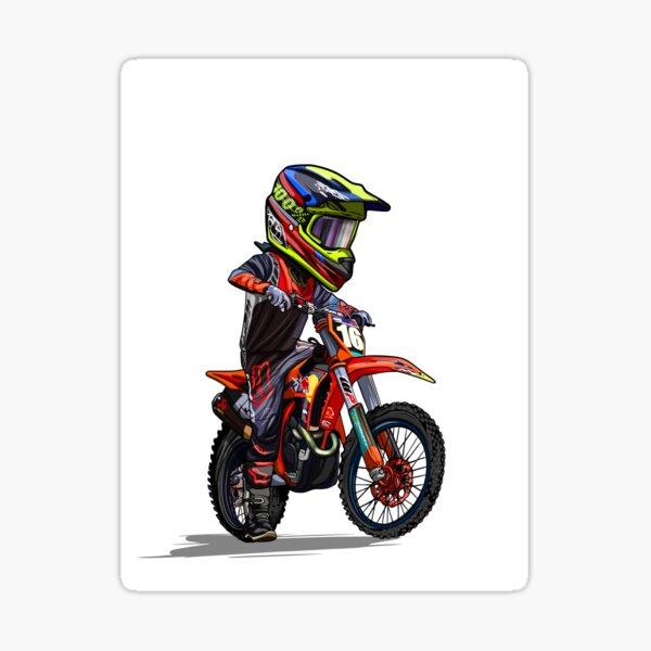 Item preview, Motocross Rider 16 designed and sold by TheArtWarehouse.