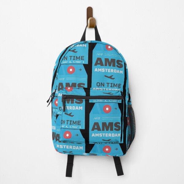 Item preview, AMS Amsterdam luggage tag style blue  designed and sold by TraceyTho92723.