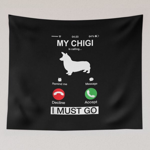 Item preview, My Chi-Poo Is Calling, Funny Phone Screen Animals Puppy, Chi-Poo Dog Lover's, Niche Mom Dad Owner Christmas Gift designed and sold by xlnv.