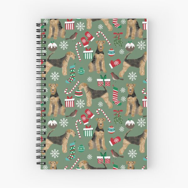 Item preview, Airedale Terrier Dog christmas presents pattern dog breed customized pet portrait by pet friendly designed and sold by PetFriendly.