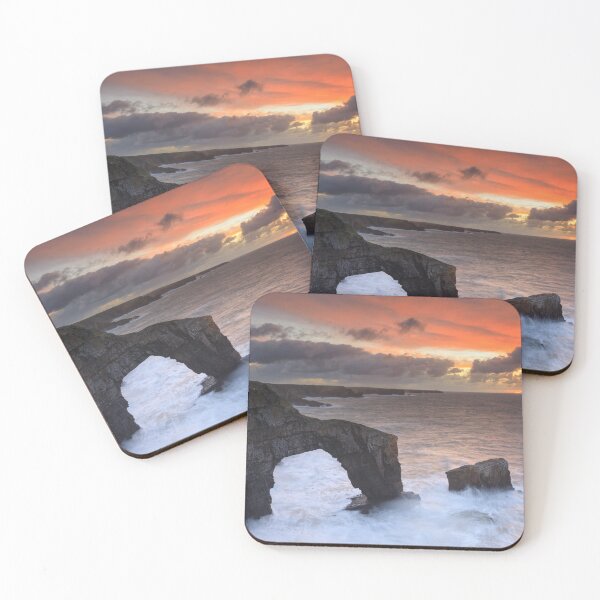 Item preview, Green Bridge of Wales at sunrise designed and sold by bitm2007.