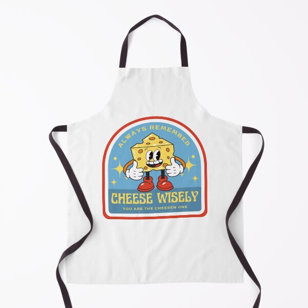 Item preview, Cheese Wisely Vintage Cartoon Cheese Man designed and sold by maikamess.