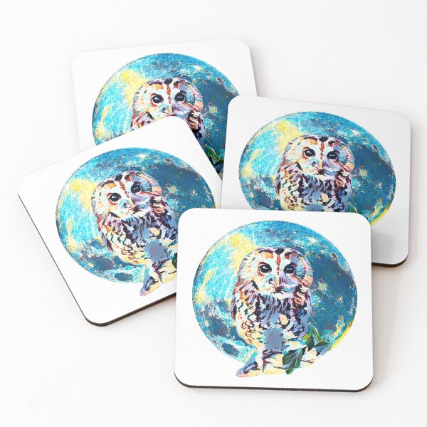 Item preview, Owl in the Moon designed and sold by Mystic-Mouse.