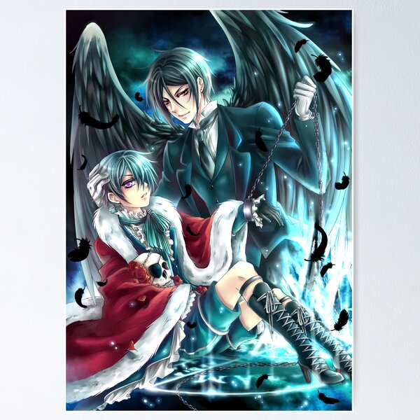 Black Butler poster: Sebastian & Ciel vs. Grell (36x24) anime