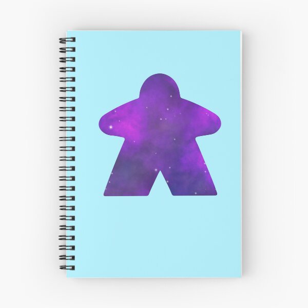Item preview, Purple Galaxy Nebula Space Meeple | Board Game Fan designed and sold by Zab Butler Design.