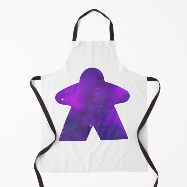 Item preview, Purple Galaxy Nebula Space Meeple | Board Game Fan designed and sold by Zab Butler Design.