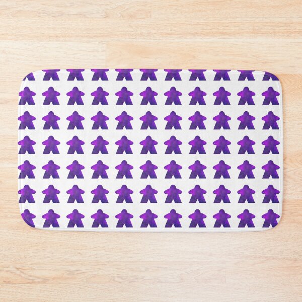 Item preview, Purple Galaxy Nebula Space Meeple | Board Game Fan designed and sold by Zab Butler Design.