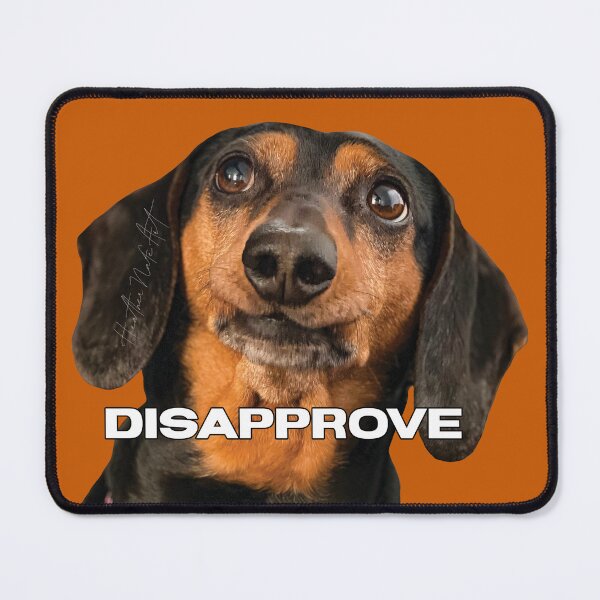 Item preview, Disapproving Wiener designed and sold by HeatherNafeArt.