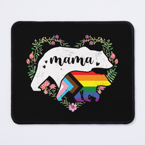 Item preview, LGBT Mama Bear Progress Pride Flag Gay Equal Rights Rainbow designed and sold by GardNewerd.
