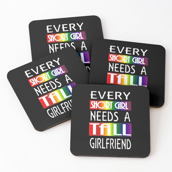 Item preview, Every Short Girl Need A Tall Girlfriend Lesbian Pride LGBTQ Lesbian Couple designed and sold by HaaChris-Artis.