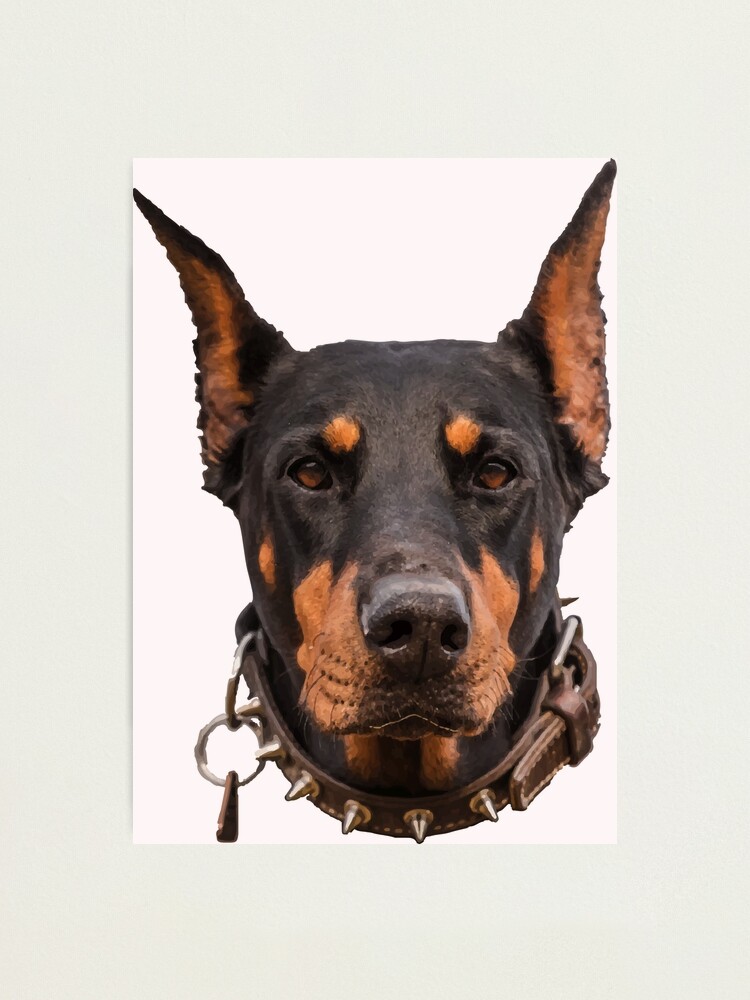 3D Doberman Dog Pinscher Three-dimensional Paper Model DIY